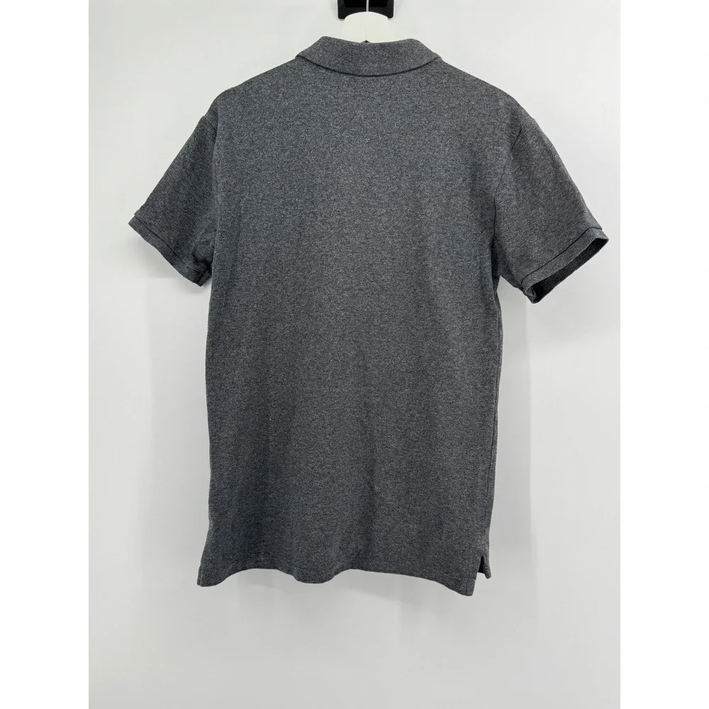 Polo Ralph Lauren Mens Slim Fit Short Sleeve Polo Shirt Gray Heather Size M